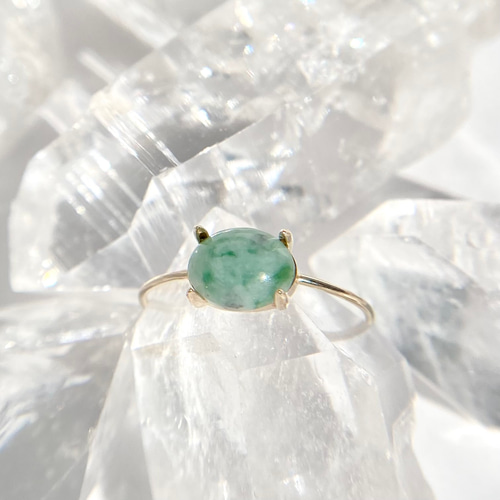 新品/天然石】新潟県糸魚川産 宝石質 黒翡翠リング 21号・渋い黒・艶