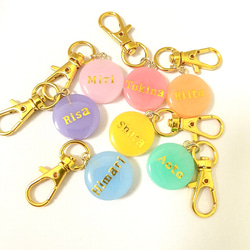 お名前入り木製キーホルダー♡*゜ ウッドバーニング 名入れ 木製