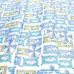 カットクロス Cloud9 Fabrics / Dog Days of Summer Sunbathing Pups 4枚目の画像