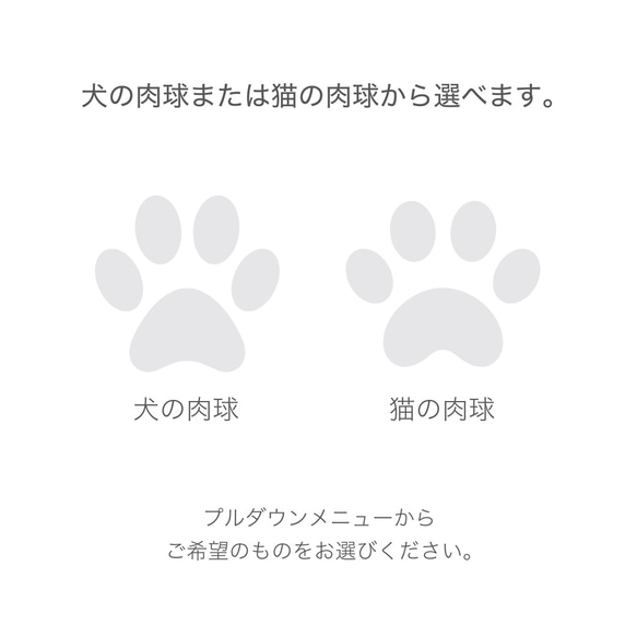 名入れ・シルバー925・肉球チャームネックレス・犬＆猫・丸型 - NAME & PAW - オーダーメイドネックレス 3枚目の画像