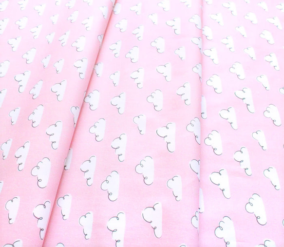 カットクロス Cloud9 Fabrics / Dog Days of Summer Summer Sky Pink 4枚目の画像