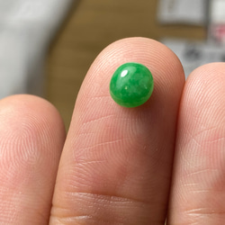 R23-207 美品 緑色 ミャンマー産 A貨 本翡翠 ルース 裸石 硬玉 ジェダイト 6枚目の画像