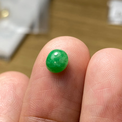 R23-207 美品 緑色 ミャンマー産 A貨 本翡翠 ルース 裸石 硬玉 ジェダイト 8枚目の画像