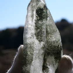 天然石ヒマラヤ水晶 約107g(ネパール・ガネーシュヒマール産)原石結晶 水晶ポイント[ghq-240112-01] 4枚目の画像