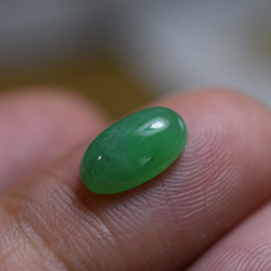 R23-206 美品 緑色 ミャンマー産 A貨 本翡翠 ルース 裸石 硬玉 ジェダイト 4枚目の画像
