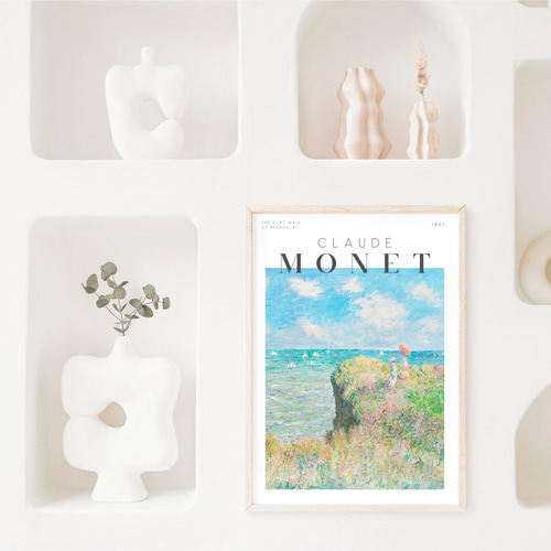 額装済/View of Tuileries/クロード モネ/ポスター/インテリア 額装済/View of Tuileries/クロード モネ/ポスター/インテリア