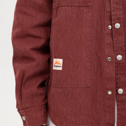 メンズレトロ大ポケットゆったりカジュアル長袖シャツ綿シャツ W173 11枚目の画像