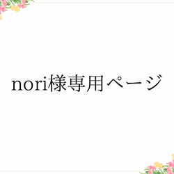 nori様専用ページ 1枚目の画像