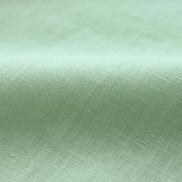 春季亞麻縮袖套頭衫（薄荷綠）TP45。 第11張的照片