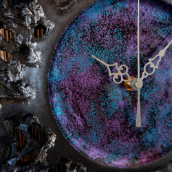 魔界壁掛け時計１　ゴシック　インテリア　沖縄 2枚目の画像