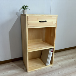 サイズオーダー可】木のぬくもり感じる収納ラック・便利な可動棚仕様