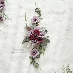 壁掛けインテリアフラワー・ローズ&アネモネ(アーティフィシャル