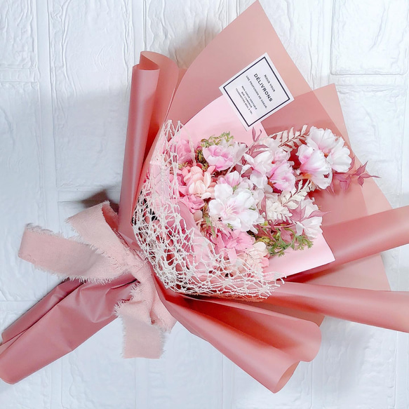 桜の花束 アーティフィシャルフラワー＆プリザーブドフラワー