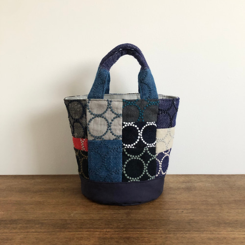 バケツトート＊ミナペルホネン パッチワーク バケツバッグ kanon 通販  
