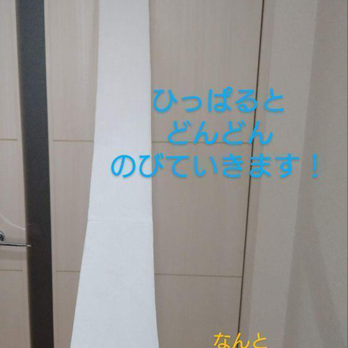 無限トイレットペーパー☆リアル2倍タイプ フェルトおもちゃ 乳児 