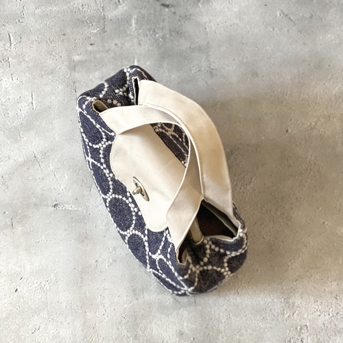 ⚮̈ミナペルホネン tambourine ネイビー ムータバッグ 3wayトート