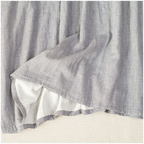 レディース  長袖 大きいサイズ 綿ワンピース 3枚目の画像