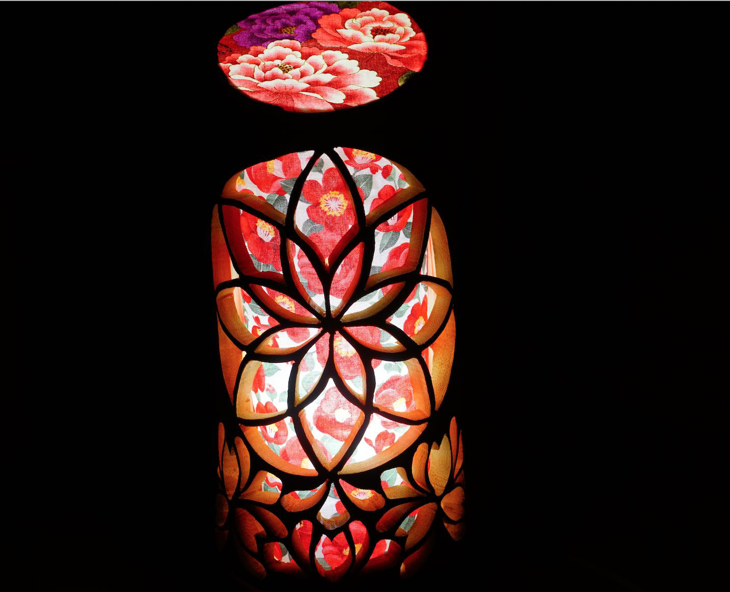 竹灯り・竹あかり・竹灯籠　～～ 癒しの灯り　華衣ライン★椿華★～～