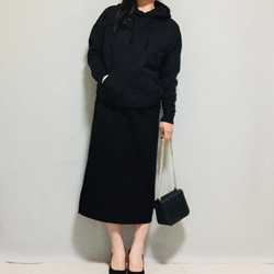❤︎內襯❤︎羊毛混紡開衩緊身裙 [尺寸 XS-4L] [訂製] 第7張的照片