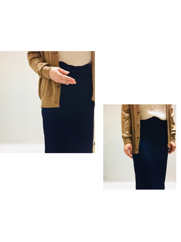 ❤︎ ウール混紡スリットいりタイトスカート【受注製作】色、サイズ有り 9枚目の画像