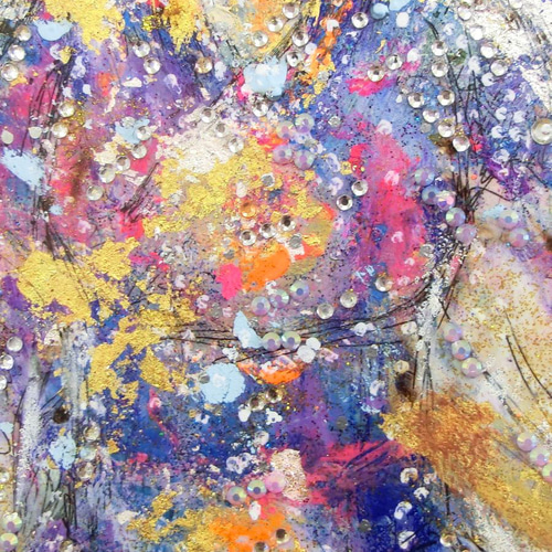 原画「サクヤ姫の前世はセオリツ姫」額サイズ35×48㎝ パワー