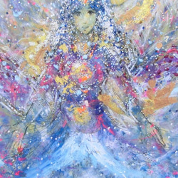 原画「サクヤ姫の前世はセオリツ姫」額サイズ35×48㎝ パワーアート 2枚目の画像