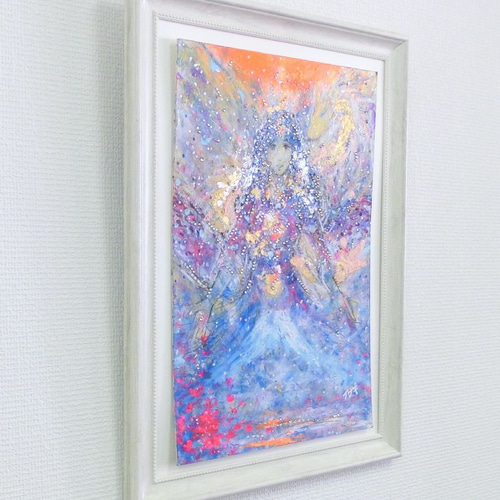 原画「サクヤ姫の前世はセオリツ姫」額サイズ35×48㎝ パワー