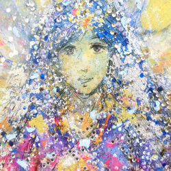 原画「サクヤ姫の前世はセオリツ姫」額サイズ35×48㎝ パワーアート 6枚目の画像