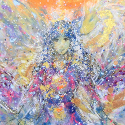 原画「サクヤ姫の前世はセオリツ姫」額サイズ35×48㎝ パワーアート 3枚目の画像