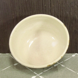 陶器 ひとくち茶碗・深型　茶＋白【240118】 3枚目の画像