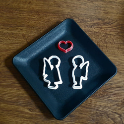 クッキー型　エンジェル　バレンタイン 1枚目の画像