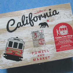 木製小物入れ　カリフォルニア　サンフランシスコ　西海岸 1枚目の画像