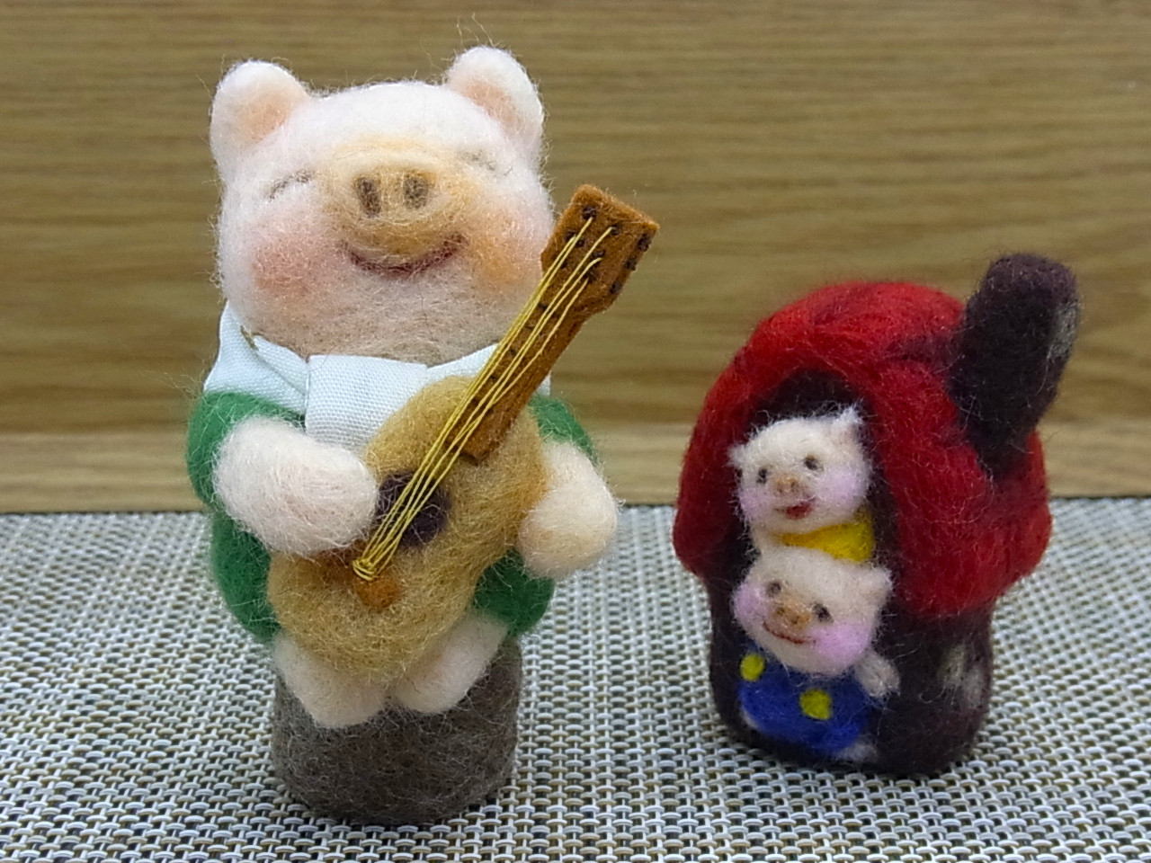 仲良し三兄弟 お兄さんくま ぬいぐるみ テディベア ハンドメイド 海外