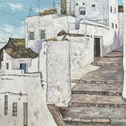 楽しい窓辺（油絵F4号、原画、額付き） 絵画 アトリエまりんこ 通販