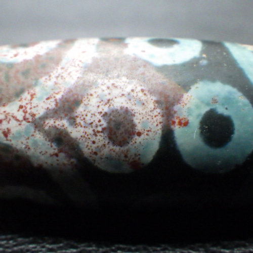 十五眼天珠 朱砂入り 天然石 バンデル星人 通販 17114136｜Creema