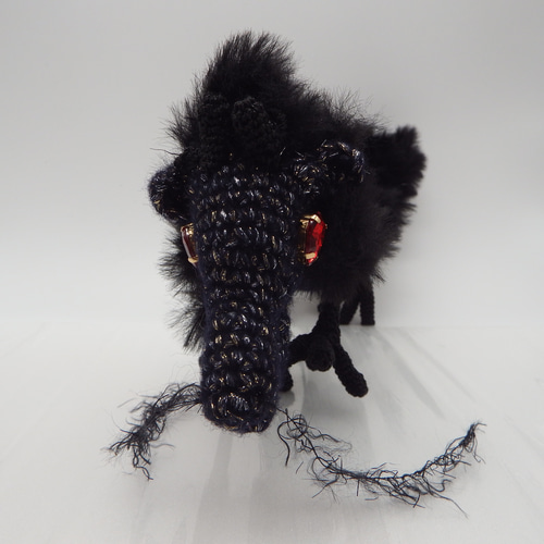 あみぐるみ】レイジ・ドラゴン 怒れる龍 黒龍 辰年 干支【267