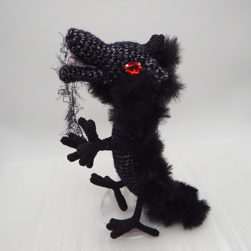 あみぐるみ】レイジ・ドラゴン 怒れる龍 黒龍 辰年 干支【267