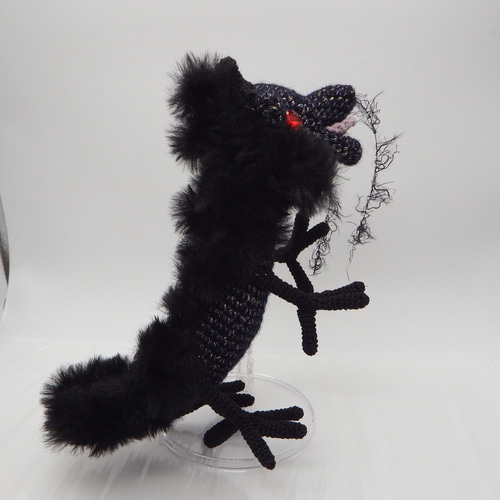 あみぐるみ】レイジ・ドラゴン 怒れる龍 黒龍 辰年 干支【267