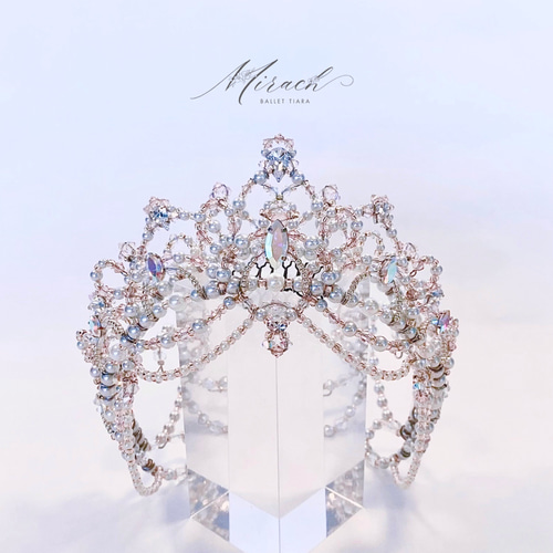 森の女王の2連カチューシャ型バレエティアラ ※受注作品 ヘッドドレス
