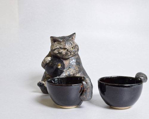白亜器　猫口　お猪口　おちょこ　おにょこ Amazon.co.jp: 白亜器 猫口 お猪口 おちょこ おにょこ : ホーム