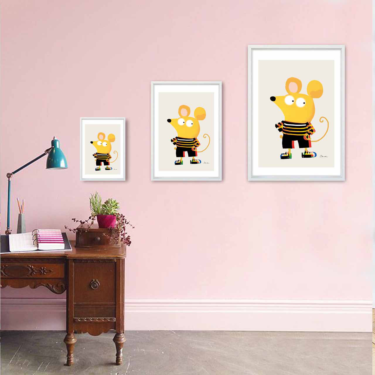 目がチカチカ　イラスト　ポスター　A4 A3 A2 A1　アートポスター　アート/sei/新着順検索　2125