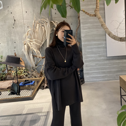 【限量套裝】14kgf花瓣choker &amp; 14kgf長波浪硬幣項鍊 第5張的照片