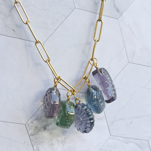 推しカラードロップキーホルダー バッグチャーム パープル系 紫 バッグ