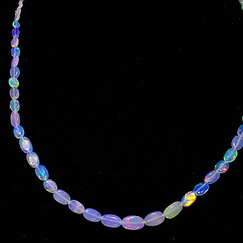 ☆エチオピアンオパール27.3ct/46cm☆ネックレス☆ナゲット1連