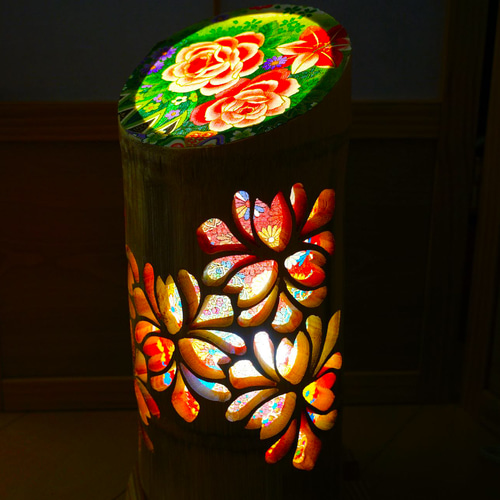 竹灯り・竹あかり・竹灯籠　～～ 癒しの灯り　華衣ライン★春華★～～ 竹灯り・竹あかり・竹灯籠 ～～ 癒しの灯り 華衣ライン☆春華