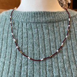 macramé necklace 1枚目の画像