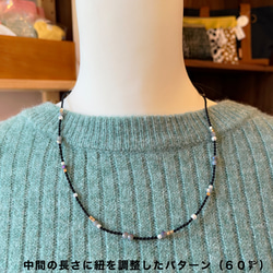 macramé necklace 4枚目の画像