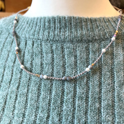 macramé necklace 2枚目の画像