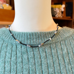 macramé necklace 1枚目の画像