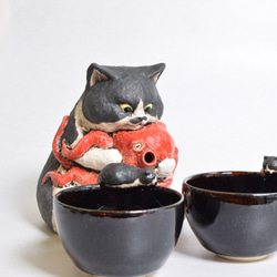 白亜器　猫口　お猪口　おちょこ　おにょこ Amazon.co.jp: 白亜器 猫口 お猪口 おちょこ おにょこ : ホーム